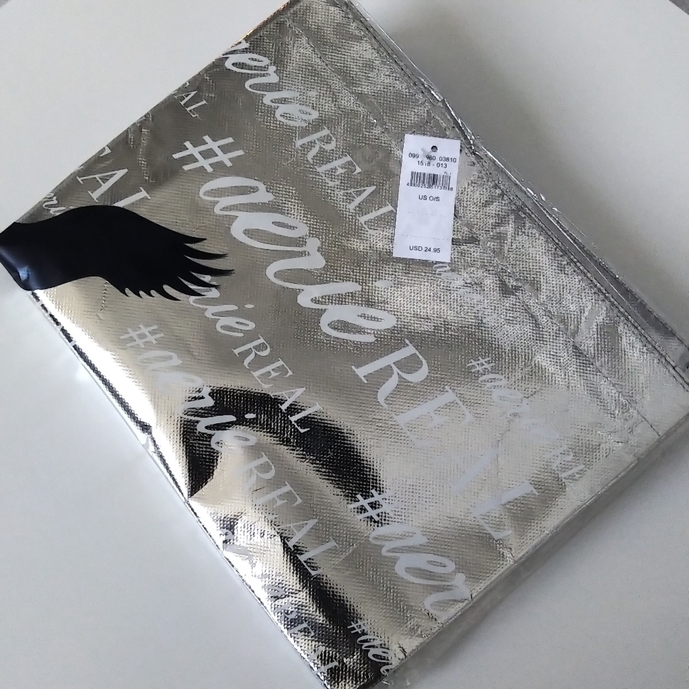 Silver Aerie Large Tote Bag